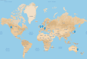 Map Manu locations
